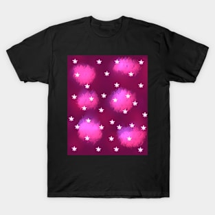 Pink Clouds and Stars T-Shirt